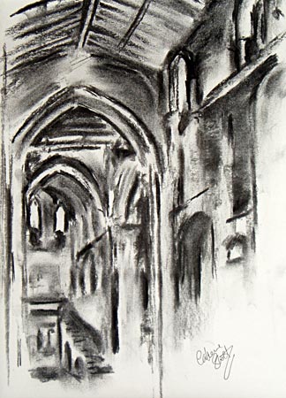 Hexham Abbey - clerestory