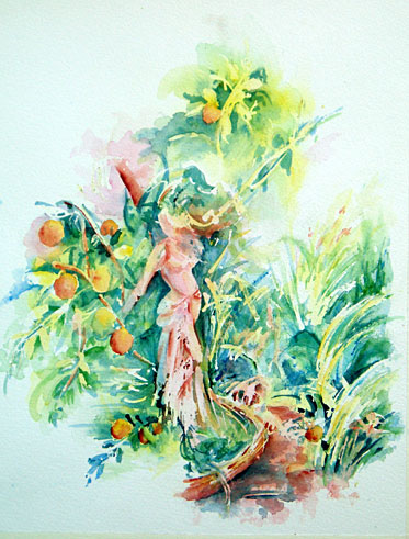 Flora with Apples